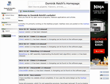 Tablet Screenshot of dominik-reichl.de
